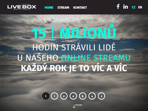 odstreamujeme pro vás cokoli.