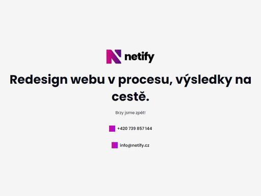pomáháme firmám růst díky výkonným webům, brandingu a online marketingu. tvoříme řešení, která vydělávají. získejte náskok s netify.