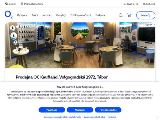 prodejna tábor - oc kaufland, volgogradská 2972. o2 služby, telefony, zařízení a příslušenství nebo profesionální podpora a spoustu dalšího, to nabízejí všechny naše značkové prodejny.