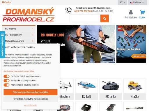 profimodel.cz nabízí rc modely včetně náhradních dílů a příslušenství pro profesionály i fanoušky modelářství. 