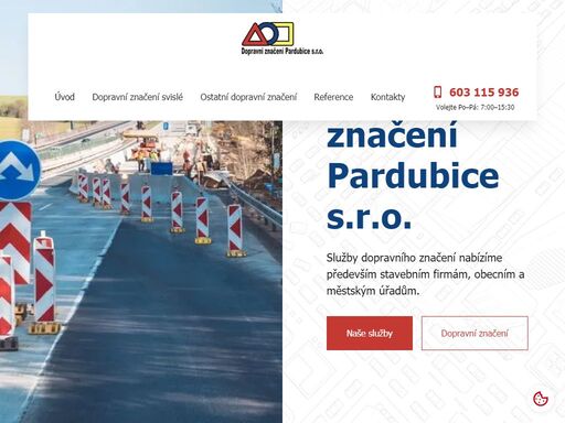 nabízíme pronájem a prodej dopravního značení, včetně instalace značek, dopravního značení i komunikaci s úřady. dopravní značení pardubice s.r.o. | pardubice