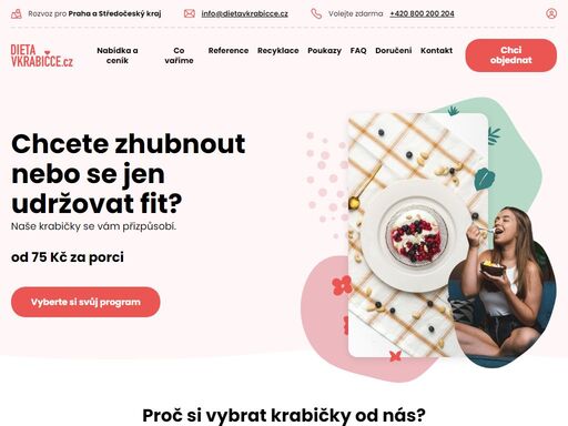 krabičková dieta praha a okolí - zhubněte zdravě, pohodlně a chutně! naše krabičková dieta vám zaručí měsiční úbytek 5 - 7 kg. vyzkoušejte stravování krabičkovou dietou i vy.