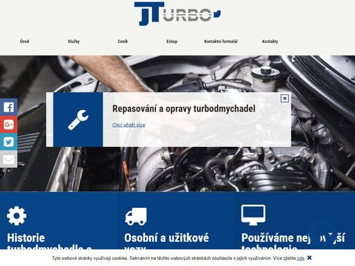 repasování turb turbodmychadel