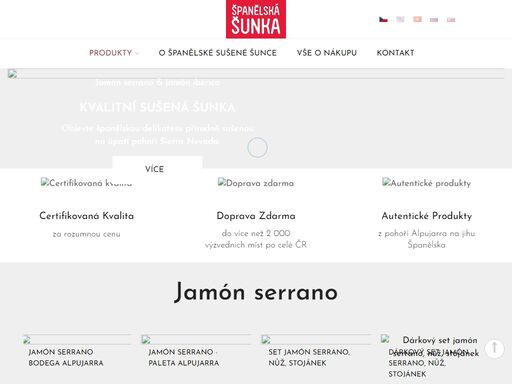kvalitní jamón serrano a ibérico ze španělska