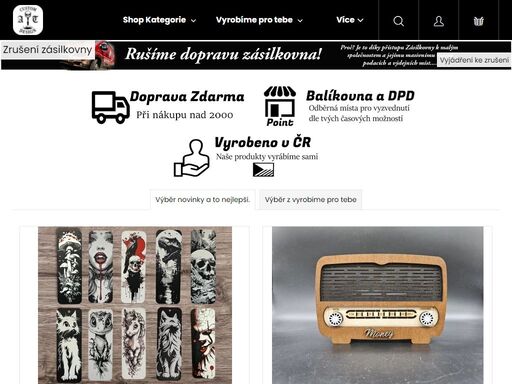 originální dárky na míru nejen ze dřeva | at custom design s.r.o.. objevte hand made dárky vyrobené ze dřeva v čr ! karty na peníze, krabičky, sezonní dekorace a další.
 uprav si svůj dárek. kup radost z nevšedního dárku ještě dnes!
 
vše co zde najdeš vyrábíme sami pomocí laserového řezání a gravírování, řezané…