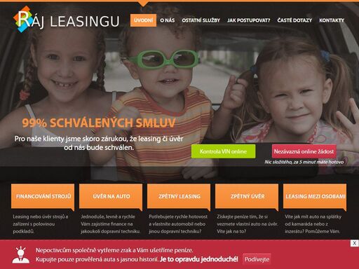 rychle a jednoduše zajistíme financování na auto i jinou dopravní techniku. z pohodlí vašeho domova vyplňte online žádost. za 5 minut máte hotovo.