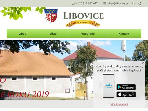 oficiální stránky obce libovice