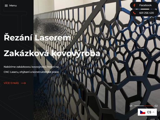 naše firma se zabývá řezáním, pálením kovových i nekovových materiálů na co2 cnc laseru, ale i kompletní zakázkovou kovovýrobou.