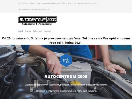 autoservis a pneuservis – moravská nová ves