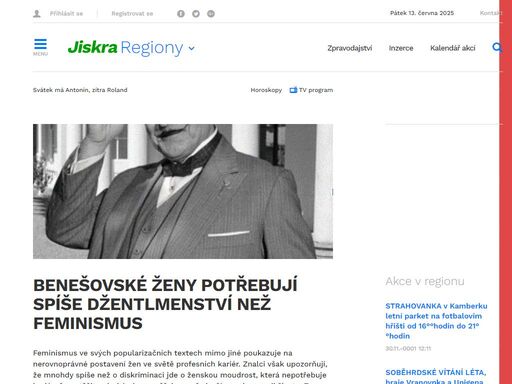 aktuální zprávodajství z regionu benešovska a širšího okolí - kultura, sport, doprava, kalendář akcí, nově narozená miminka, inzerce a mnoho dalšího.