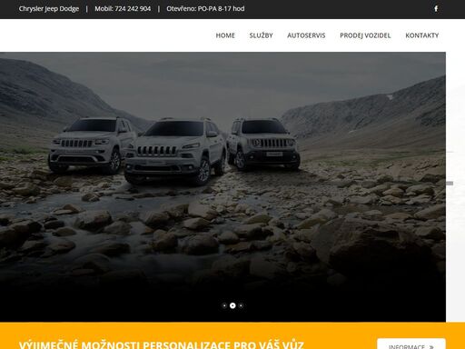 specializovaný autoservis jeep chrysler dodge hradec králové