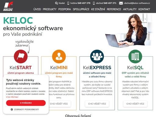 kvalitní účetní software, který vyniká přehledností a snadným ovládáním. aktuální legislativa ? konfigurace na míru ?