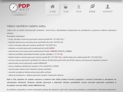 revize plynu, revize plynových zařízení, kontrola plynových zařízení, revize tlakových nádob, plzeň skvrňany
