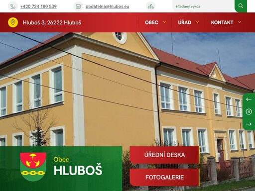 obec hluboš