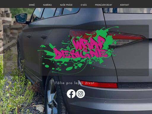 naše firma wrapdesigne působí na českém trhu od roku 2011. zabíváme se celopolepy vozidel, výrobou reklamy a tónování oken.