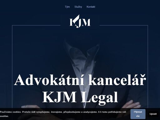 spojili jsme silné stránky tří vedoucích advokátů, jsme sehraný tým profesionálů,
                  v němž každý má svou nezastupitelnou roli a každý se může soustředit na oblast
                  práva které rozumí. kjm je spojení osob, co dává smysl.