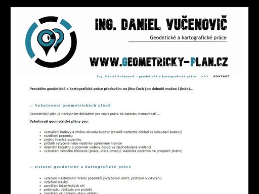 geodetické práce, geomerický plán, zaměření pozemků a staveb - prachatice, české budějovice, český krumlov, třeboň