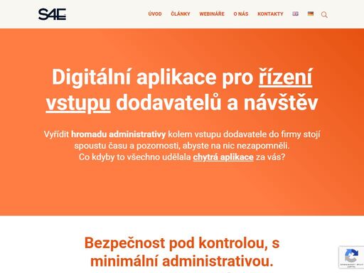 qc solutions vyvíjí českou aplikaci safe4entry pro řízení vstupu dodavatelů a návštěv. urychlí vstup návštěv, jejich proškolení a evidenci.