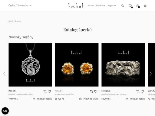 kochut jewellery — šperky ze zlata a stříbra. jedinečný design, který se dotýká srdce. kontrola kvality každého výrobku. doručení v rámci česka. vysoká kontrola kvality.