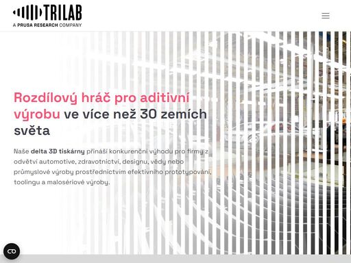 naskočte do světa profesionálních 3d tiskáren. s 3d tiskárnami trilab získáte náskok před konkurencí! ve firmě zlevní, zkrátí a usnadní výrobu.