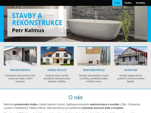 kompletní zednické práce a montáže v žatci, chomutově, lounech, podbořanech a mostu. naší specializací jsou především přestavby bytových jader a koupelen