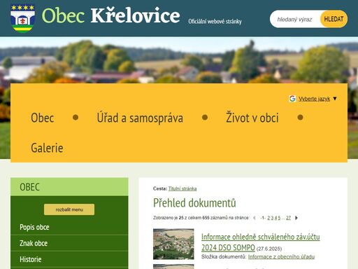 křelovice obec u pelhřimova oficiální stránky obce křelovice u pelhřimova