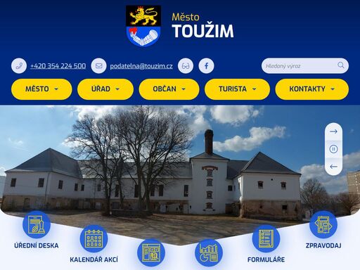 oficiální stránky města toužim