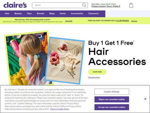  shop claire's for the latest trends in piercing and fashion accessories for girls, teens, & tweens. find must-have hair accessories, stylish beauty products & more.