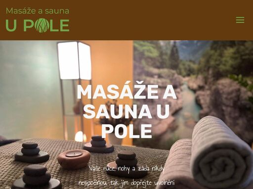 masáž plzeň a sauna plzeň - klasická masáž, relax, wellness a saunování v soukromí. u pole v radobyčicích nabízíme masáž na míru, privátní saunu a odpočinek.