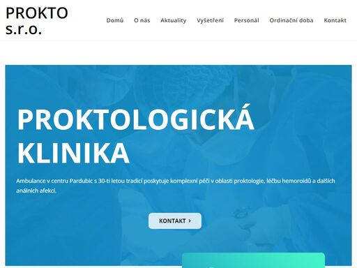 ambulance v centru pardubic s 30-ti letou tradicí poskytuje komplexní péči v oblasti proktologie, léčbu hemoroidů a dalších análních afekcí.