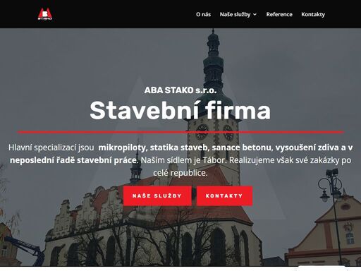 hlavní specializací jsou mikropiloty, statika staveb, sanace betonu, vysoušení zdiva a v neposlední řadě stavební práce. naším sídlem je tábor. realizujeme však své zakázky po celé republice.