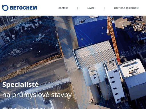 betochem, výstavba, sanace, rekonstrukce a demolice železobetonových konstrukcí, revize a diagnostika průmyslových objektů, průmyslové čištění a tryskání,  aplikace nátěrových systémů, stavební chemie, likvidace odpadů