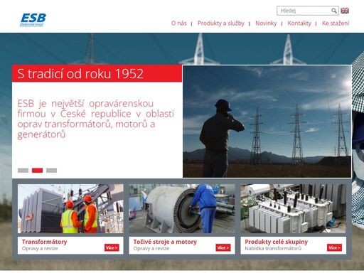 revize a opravy transformátorů, motorů a generátorů.