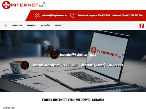 výroba internetových, webových stránek praha
