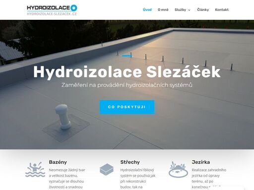 provádění hydroizolačních systémů. hydroizolace střechy, bazénů, jezírek, balkónů a teras, spodní stavby a průmyslové hydroizolace.