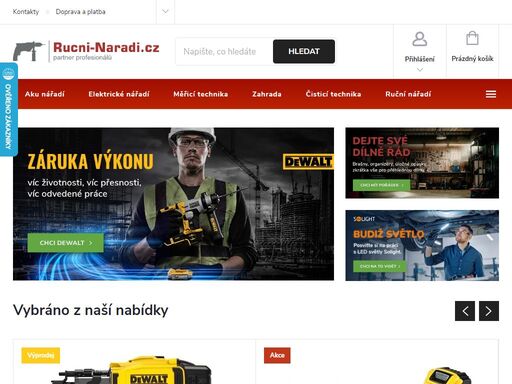 internetový obchod s bohatým sortimentem ručního a elektrického nářadí. kvalitní nářadí od profesionálních výrobců bosch, dewalt, festool, narex a mnoho dalších.