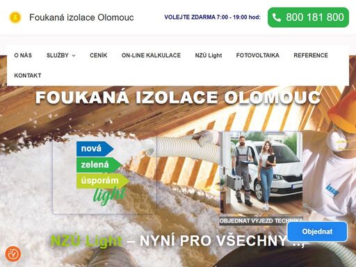 provádíme foukané a stříkané izolace s dotací nová zelená úsporám light zdarma. izolace střech, stropů, a dutin s nejkvalitnějšími materiály.