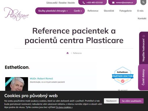profesionální plastická chirurgie založena na oboustranném respektu a důvěře s více než 20ti letou praxí v centru plastické chirurgie plasticare chrudim. 