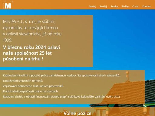 stavební firma mistav byla založena v roce 1999 zapsáním na okresním živnostenském úřadě v české lípě.
