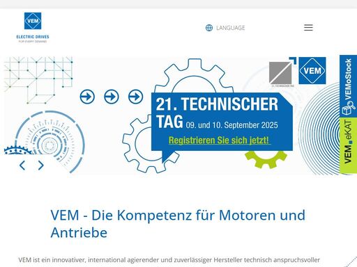 die vem-gruppe tritt als full-liner für elektromotoren der branchen maschinenbau, anlagenbau, chemie-, öl-, gasindustrie, energie- und umwelttechnik, windkraftanlagenbau, verkehrstechnik, stahl- und walzwerksindustrie und schiffbau auf.