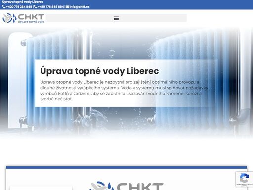 váš odborný a spolehlivý partner na úpravu topné vody liberec.