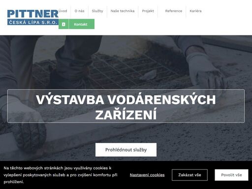 výstavba vodovodních řádů a kanalizačních stok, domovních přípojek, čerpacích stanic, čov, úpraven vod, armaturních, posilovacích a vodoměrných šachet