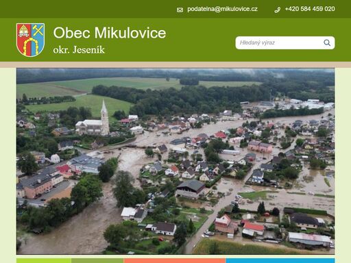 oficiální stránky obce mikulovice