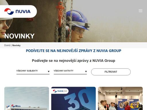 nuvia is an international group specialized in nuclear technology, through three fields of activities: engineering – services and works – products.