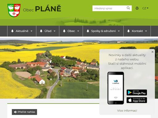 www.obec-plane.cz