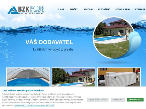 příjemné koupání ve vlastním bazénu? s firmou bzk plus plasty s.r.o. v písku ano. výroba a realizace plastových bazénů a nádrží na vodu, to je naše!