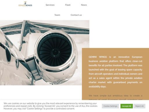 gemini wings is an innovative european business aviation platform that offers clear-cut benefits for all parties involved.