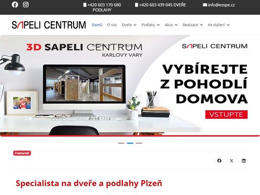 podlahy plzeň, dveře plzeň, dveře sapeli, masivní dveře | esspe