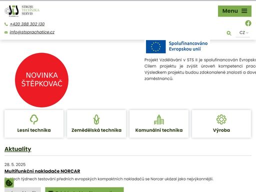 sts prachatice je ryze česká společnost, která se už od padesátých let minulého století zabývá výrobou lesní a zemědělské techniky. zjistěte více.