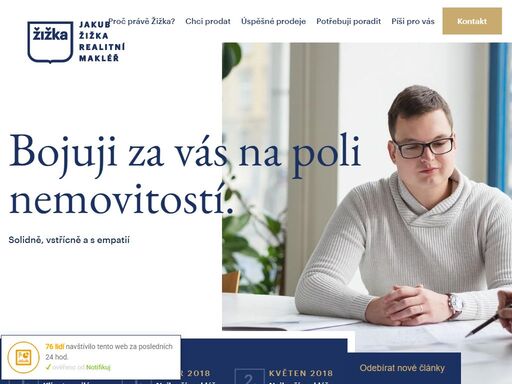 vždy vstřícně, solidně a profesionálně. to je mé motto, kterého se držím při jednání se svými klienty.